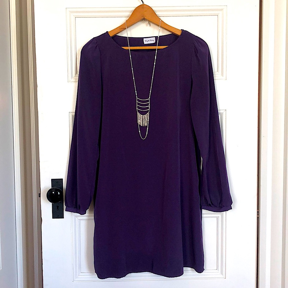 Purple mini dress